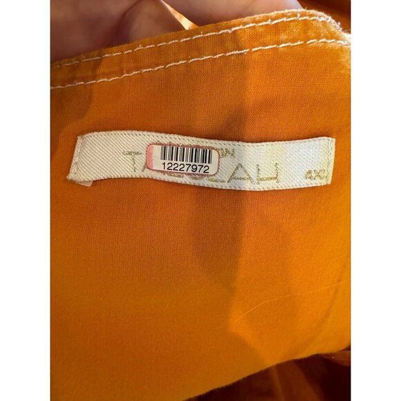 TALULAH Orange Midi Dress - Picture 11 of 14